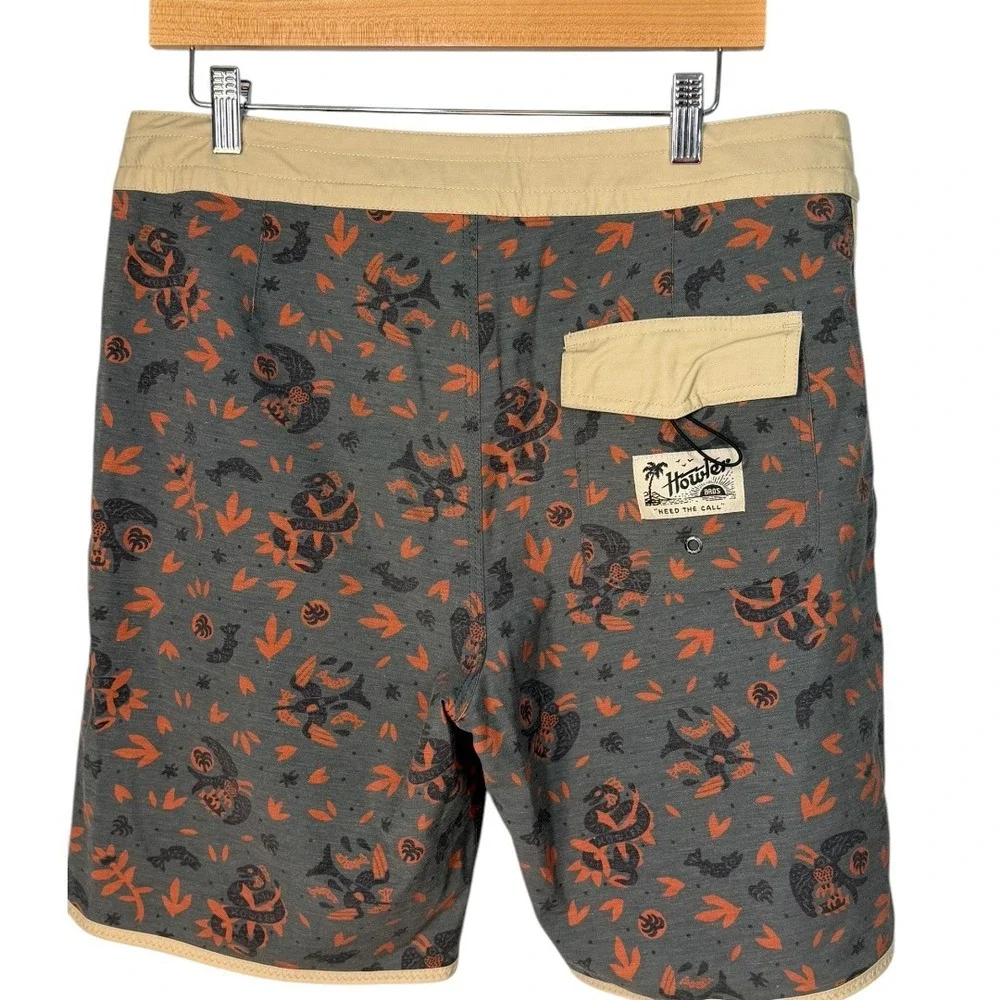 Howler Brothers Mens Bruja Stretch Board Shorts Size 33